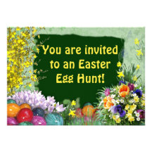 Easter Egg Hunt Custom Announcement