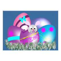 Easter Egg Hunt Custom Invitations