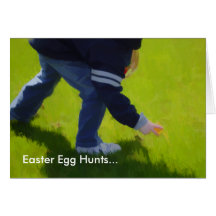 Easter Egg Hunt Easter Card