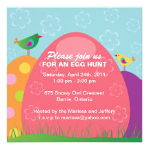 Easter Egg Hunt Invitation