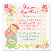 Easter Egg Hunt Invitation Party