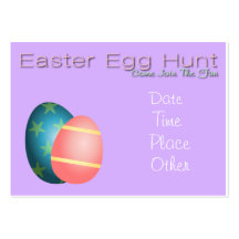Easter egg hunt invite buisness card business cards