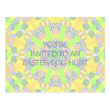 Easter Egg Hunt Invite Postcard