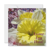 Easter Egg Hunt & Party! Invitations Daffodils