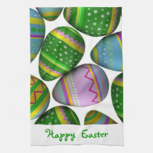 Easter Egg Kitchen Towel