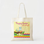 Easter Egg Nester - Blue Bird Custom Tote Bag