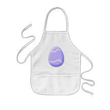 Easter Egg (Purple) Kids Apron