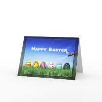 Easter Egg Skywriting Greeting Card