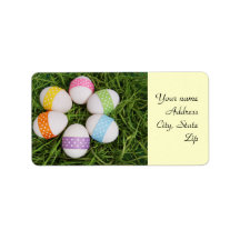 Easter Eggs Labels