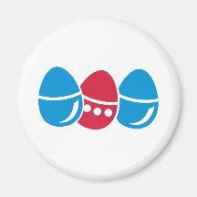 Easter eggs magnet