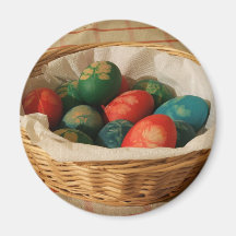 Easter eggs magnets