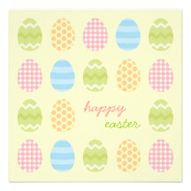 Easter Eggs Picnic party invitation