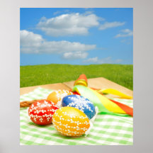 Easter eggs poster