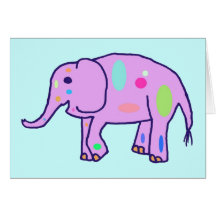 Easter Elephant card