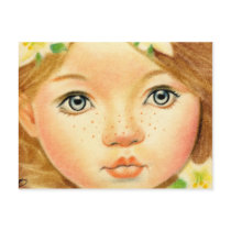 Easter Fairy Flower Postcard