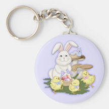 Easter Friends Keychain