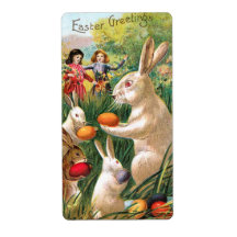 Easter Fun Personalised Shipping Label