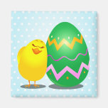 Easter funny chick, magnet