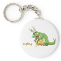 Easter Gator Keychain