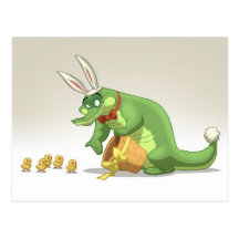 Easter Gator Postcards