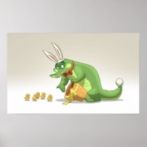 Easter Gator Poster