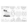 Easter Gift tag Sticker