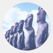 Easter Island Statues Sticker