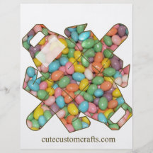Easter Jelly Bean Purse Gift Bag Flyers