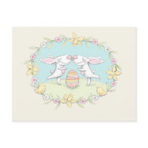 easter kisses postcard