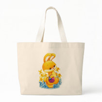 Easter Lily Bunny Tote Bag