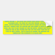 EASTER ORIGINS 3 BUMPER STICKERS