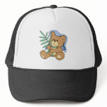 easter palm sunday teddy bear design mesh hats