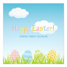 Easter Party Family Reunion invitation