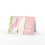 Easter PinkTulips Bunny Ear Petals, template Cards