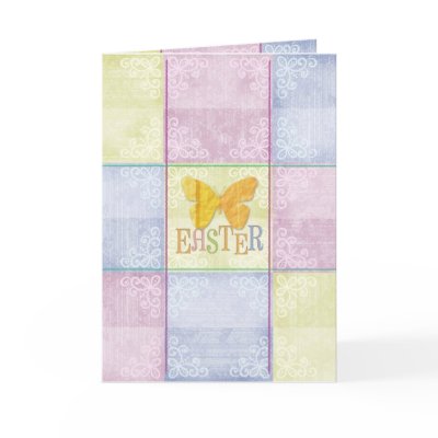 Easter Plaid Greeting Card by digitalfotis