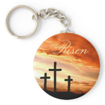 Easter risen key chain
