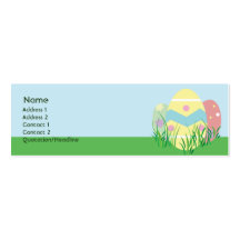 Easter - Skinny Business Card