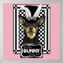 Easter - Some Bunny Loves You - Australian Kelpie Poster