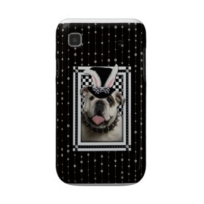 Easter - Some Bunny Loves You - Bulldog Samsung Galaxy S Cases by FrankzPawPrintz