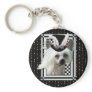Easter - Some Bunny Loves You - Chinese Crested Keychain