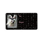 Easter - Some Bunny Loves You - Chinese Crested Personalized Address Label