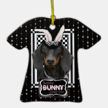 Easter - Some Bunny Loves You - Dachshund Ornament