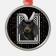 Easter - Some Bunny Loves You - Dachshund Ornament