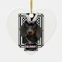 Easter - Some Bunny Loves You - Dachshund Ornament