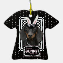 Easter - Some Bunny Loves You - Dachshund Ornament