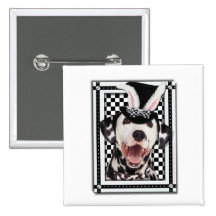 Easter - Some Bunny Loves You - Dalmatian Pins