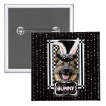 Easter - Some Bunny Loves You - German Shepherd Pinback Button