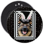 Easter - Some Bunny Loves You - German Shepherd Button