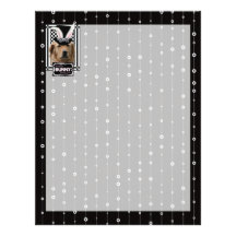 Easter - Some Bunny Loves You - Golden Retriever Letterhead Template