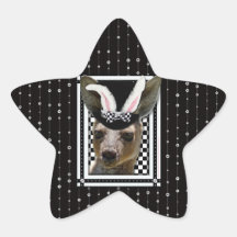 Easter - Some Bunny Loves You - Kangaroo Star Sticker